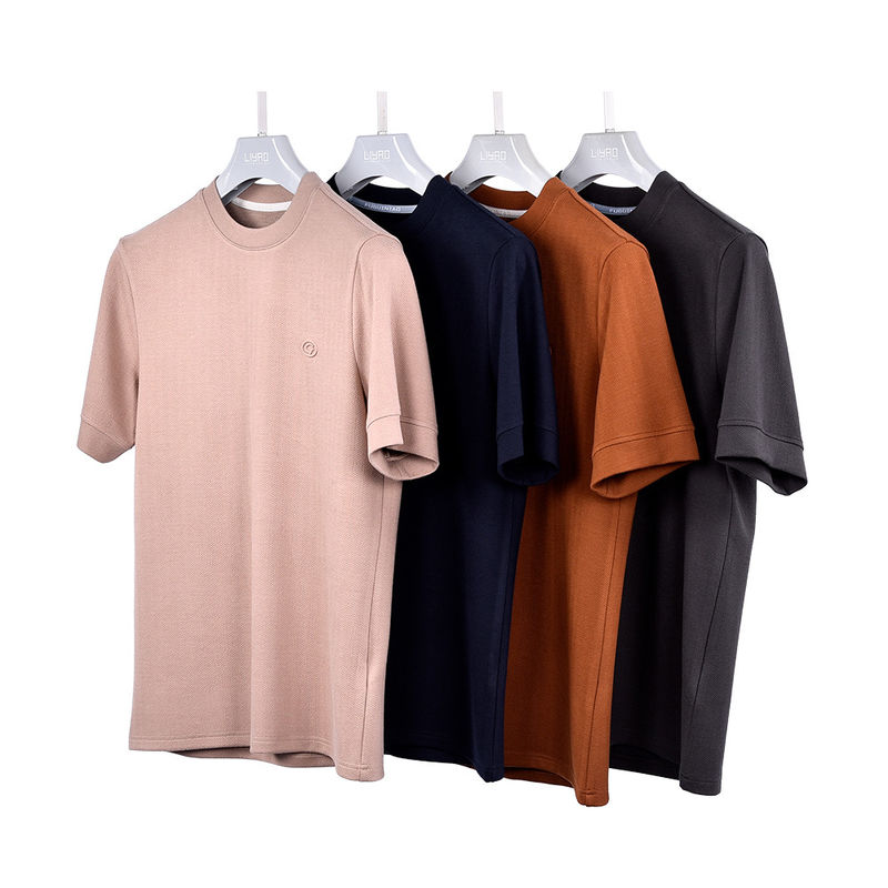 เสื้อยืดแบบธรรมดาสําหรับผู้หญิง พร้อมกับสัญลักษณ์สัญลักษณ์ที่กําหนดเอง และผ้าที่สามารถหายใจได้