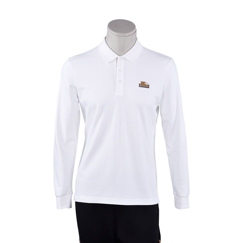 100% ผ้าใบ / 95% 5% สเปนเด็กซ์ โปโล เสื้อแขนสั้นชาย