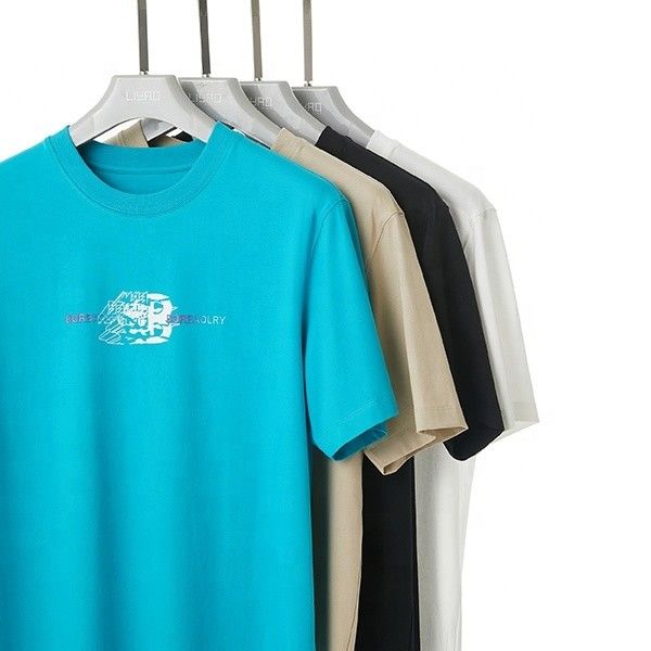 O-Neck Custom T-Shirt ผู้ชาย วัสดุยี่ห้ออินทรีย์