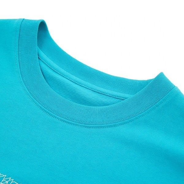 O-Neck Custom T-Shirt ผู้ชาย วัสดุยี่ห้ออินทรีย์