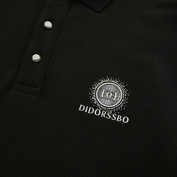 สัมเมอร์รายวัน กีฬาสุ่ม ชายเสื้อโปโล 95% ผ้าใบ 5% สเปนเด็กซ์ การแห้งเร็ว