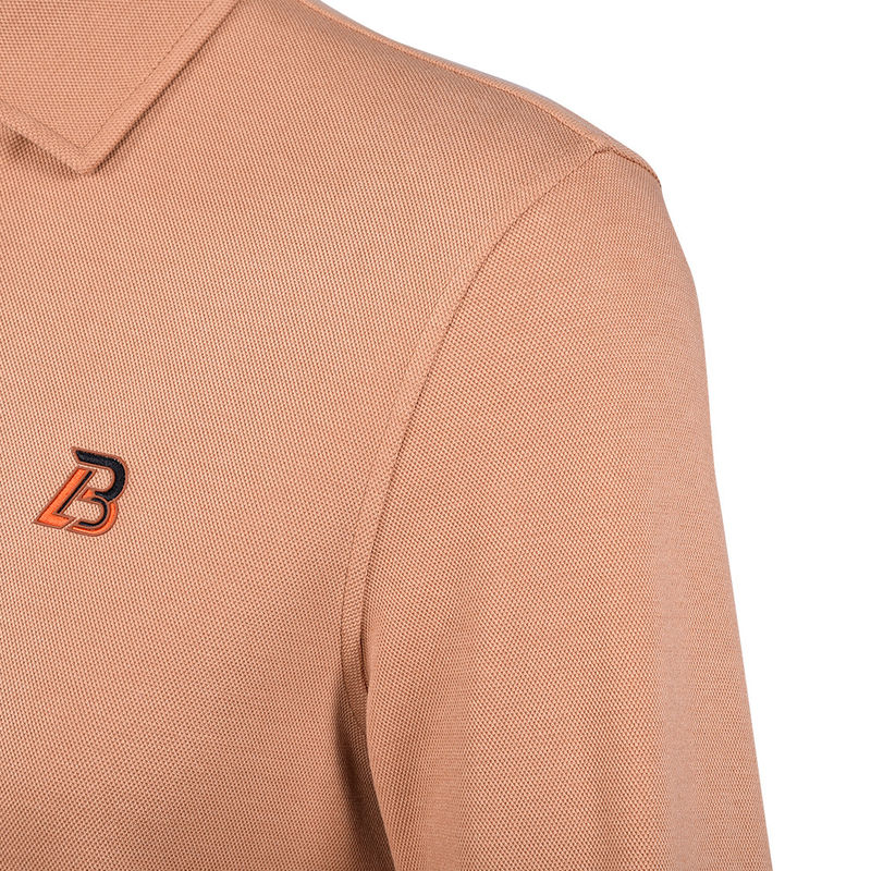 ฤดูกาลฤดูใบไม้ร่วง เสื้อโปโลกันน้ําครบแขน สําหรับผู้ชาย สีที่กําหนดเอง 170-210 กรัม