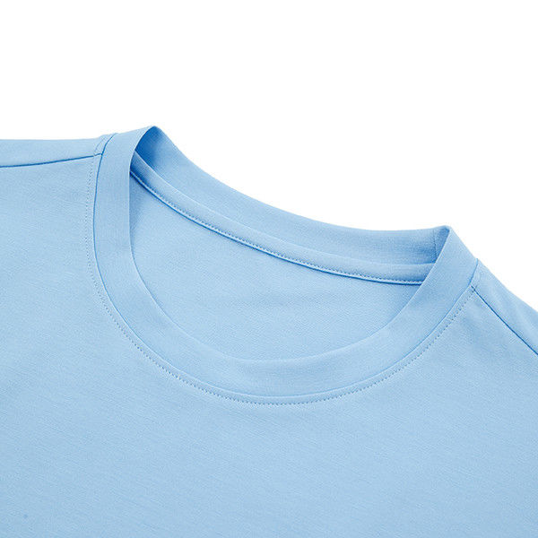 OEM ODM 100% เสื้อผ้าแขนสั้น 300 Gsm พร้อมโลโก้ตามสั่ง