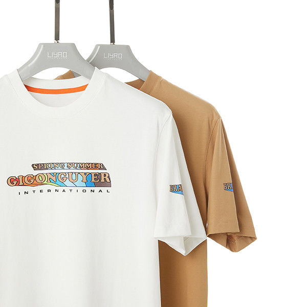 เสื้อครูเน็คสําหรับผู้ชายในผ้าผ้า 100% และ 250 gsm