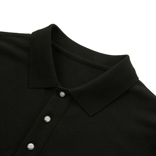 เสื้อกีฬาที่สามารถปรับเปลี่ยนได้ เสื้อกีฬาที่สามารถหายใจได้ สําหรับผู้ชาย เสื้อโปโล สีขาวธรรมดา เสื้อกอล์ฟดํา