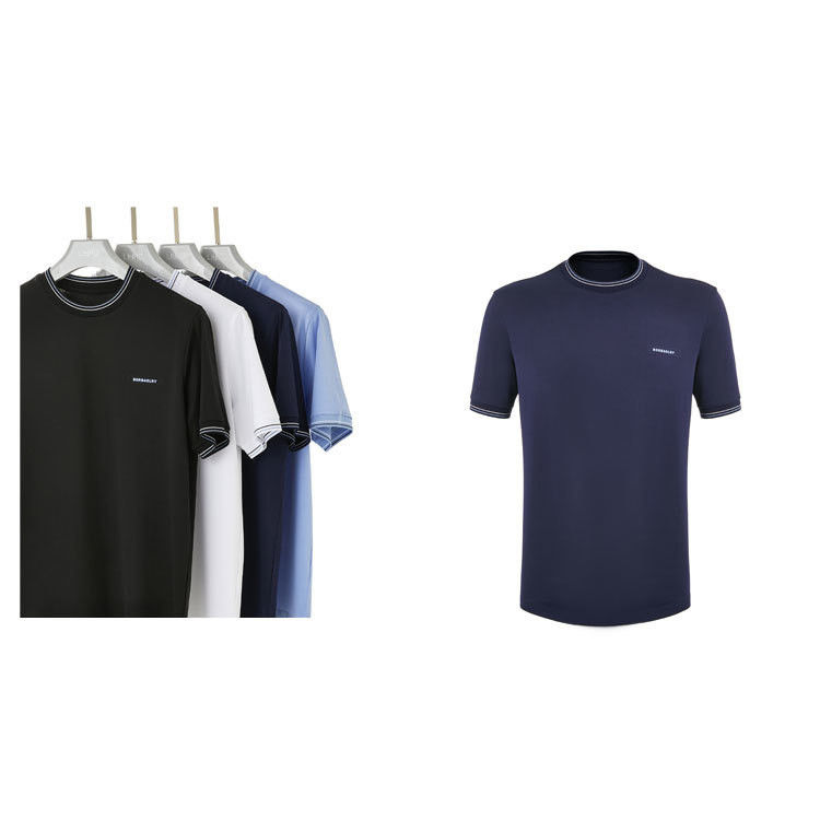 สไตล์สัญลักษณ์ที่กําหนดเอง ชายแห้งเร็ว O-Neck Collar เสื้อ T สปอร์ต สําหรับผู้ชายในกวนดง