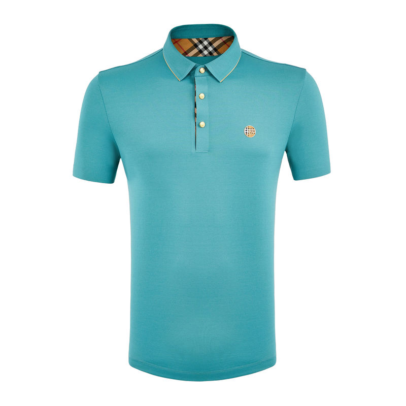 เสื้อโปโลแขนสั้น สําหรับผู้ชาย เนื้อผ้าผ้าผ้าอ่อน 170-210 กรัม