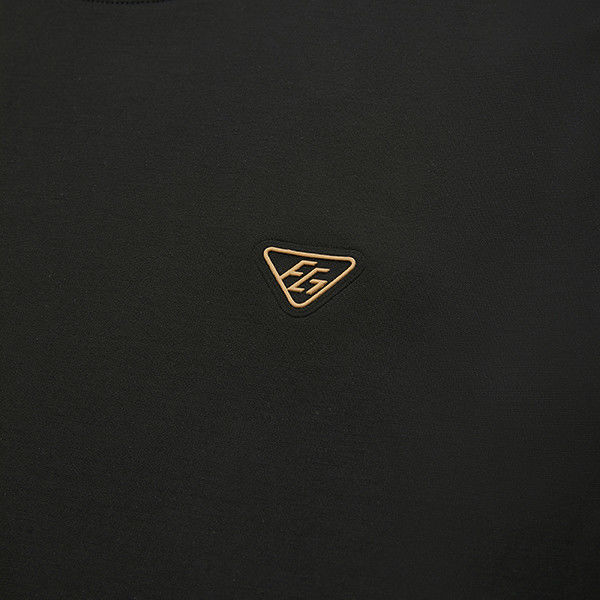 เสื้อยืดชายน้ําหนัก เสื้อผ้าลายโลโก้แบบกําหนดเอง เสื้อยืดผ้าใบ 100%