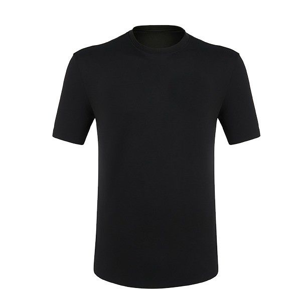 เสื้อยืดชายน้ําหนัก เสื้อผ้าลายโลโก้แบบกําหนดเอง เสื้อยืดผ้าใบ 100%