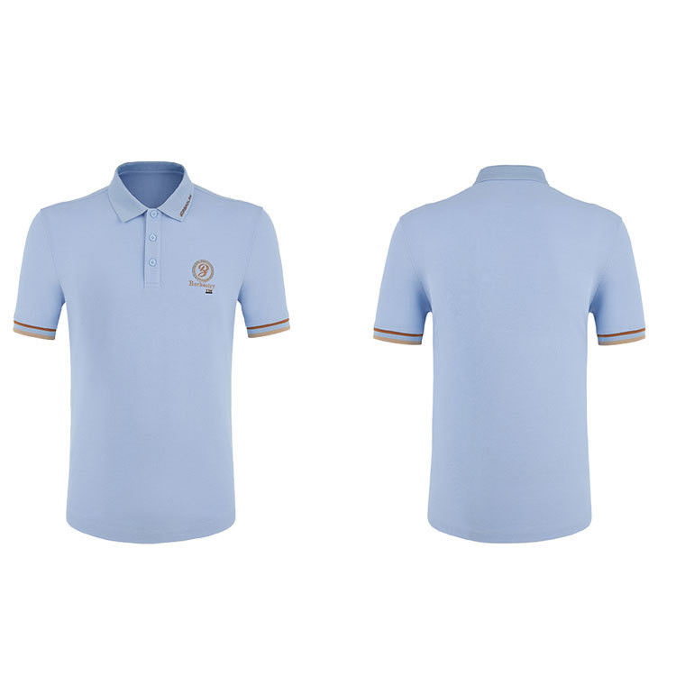 สีที่กําหนดเอง โลโก้ สีเขียว สีน้ําเงิน สปอร์ต โปโลเสื้อ 2024 ผ้าที่สะดวกสบายใหม่ที่สุด น้ําหนัก 170-210 กรัม