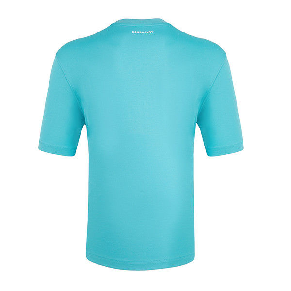 สปอร์ต ชุดเสื้อกันเอง ผู้หญิง T-shirt แต่ง 260 Gsm สําหรับรายวันสุ่ม