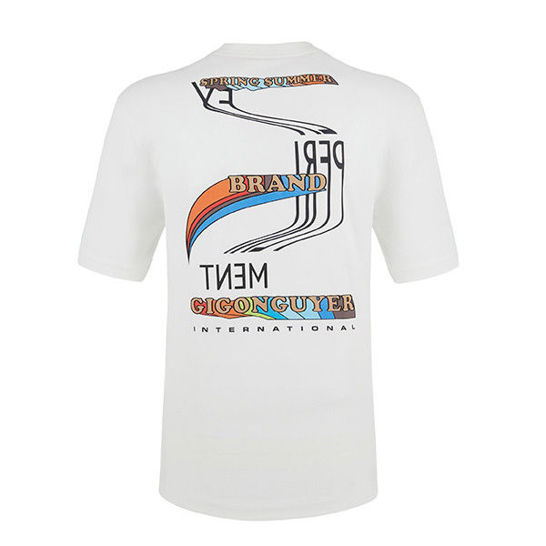 ผ้าใบ 100% O Neck เสื้อ T แอนติริกล เพลสไซส์