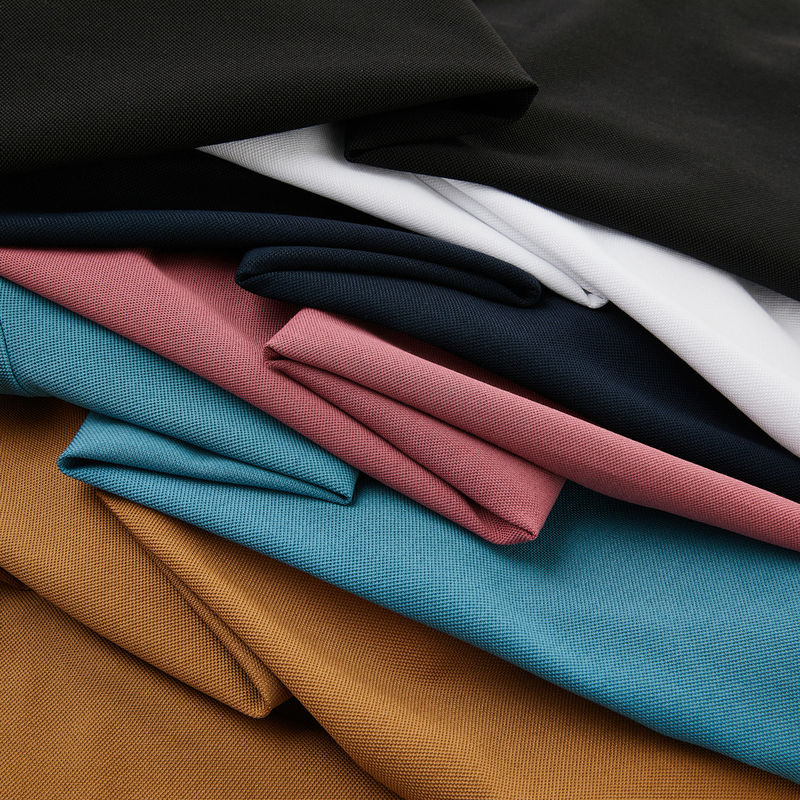 โปโลเสื้อโลโก้ ชุดสั้น แขนดําและขาว ชุดเสื้อโปโลสีตามต้องการ ผู้ชาย
