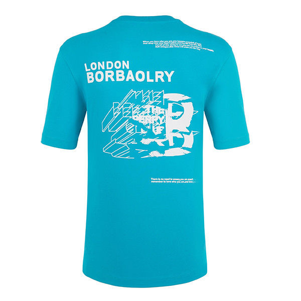 ดีไซน์ที่กําหนดเอง ชาย 100% เสื้อผ้า O-Neck สั้น