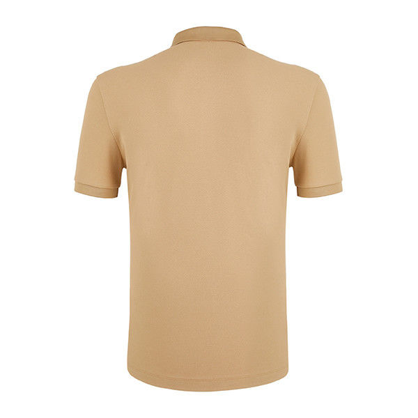 แฟชั่นกระแส เสื้อโปโลเพลูเวอร์ผู้ชาย ด้วยการตรวจจับเข็ม 95% โพลิเอสเตอร์ 5% สปันเด็กซ์