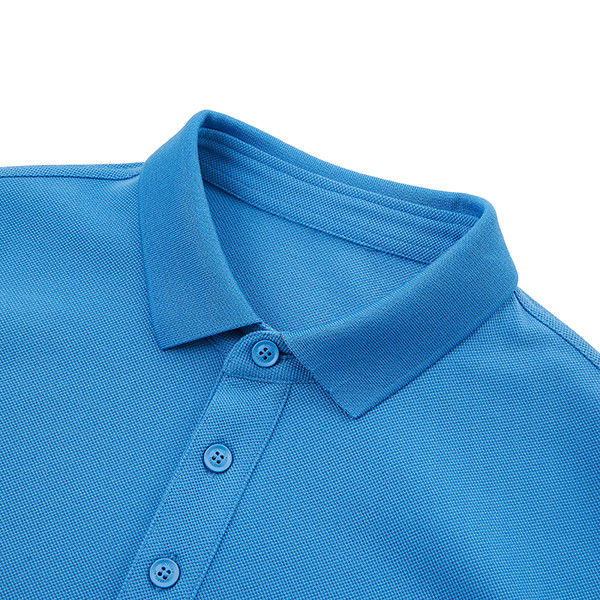 เสื้อโปโลสีขาว สีฟ้าและสีดํา สําหรับผู้ชาย เสื้อกอล์ฟธรรมดา