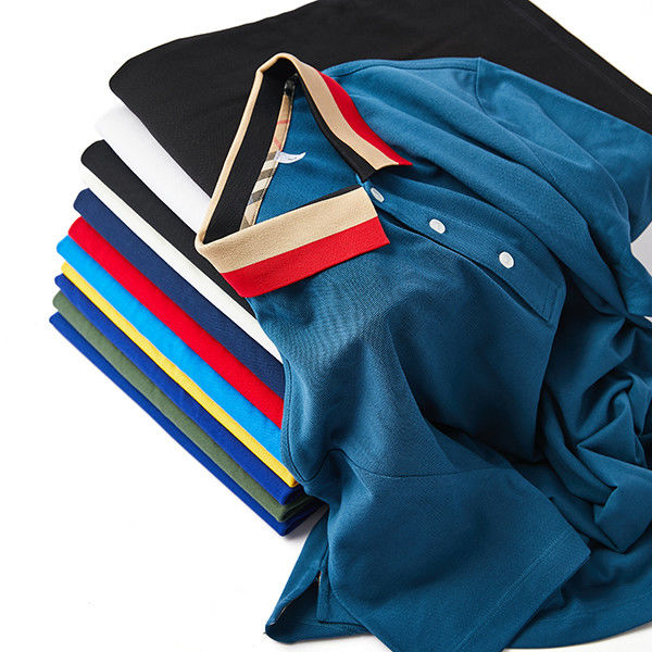 ฤดูใบไม้ผลิ ฤดูร้อน ฤดูใบไม้ผลิ 230Gsm Sublimation ผู้ชาย เสื้อ T โปโล 100%