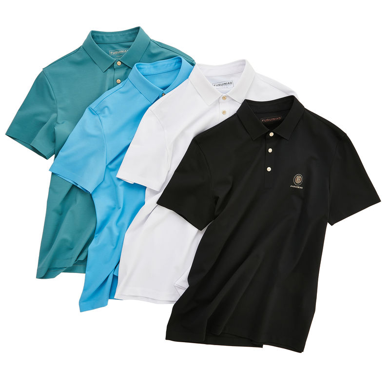 การพิมพ์สีเขียว 170-210 กรัม เสื้อโปโลชายตามสั่ง เสื้อโปโลผ้าใบ 100% สําหรับฤดูร้อน