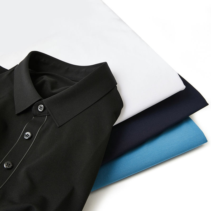 เสื้อโปโลขนาดใหญ่ ผู้ชาย เสื้อโปโลแขนสั้น แขนสั้น เสื้อโปโลผ้า 100% สําหรับกีฬา