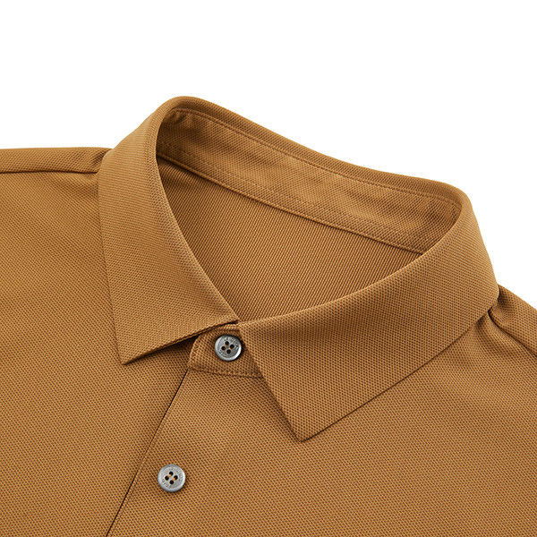 พิมพ์โลโก้ตามสั่ง 220 Gsm เสื้อโปโล สําหรับผู้ชาย เสื้อโปโลแขนสั้น