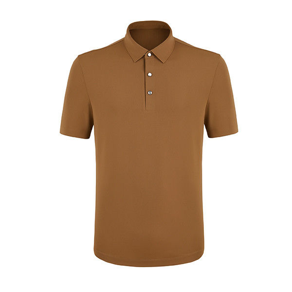 พิมพ์โลโก้ตามสั่ง 220 Gsm เสื้อโปโล สําหรับผู้ชาย เสื้อโปโลแขนสั้น