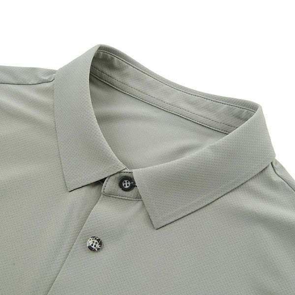 สีที่กําหนดเอง Logo เสื้อยืดโปโลขนาดใหญ่ชาย