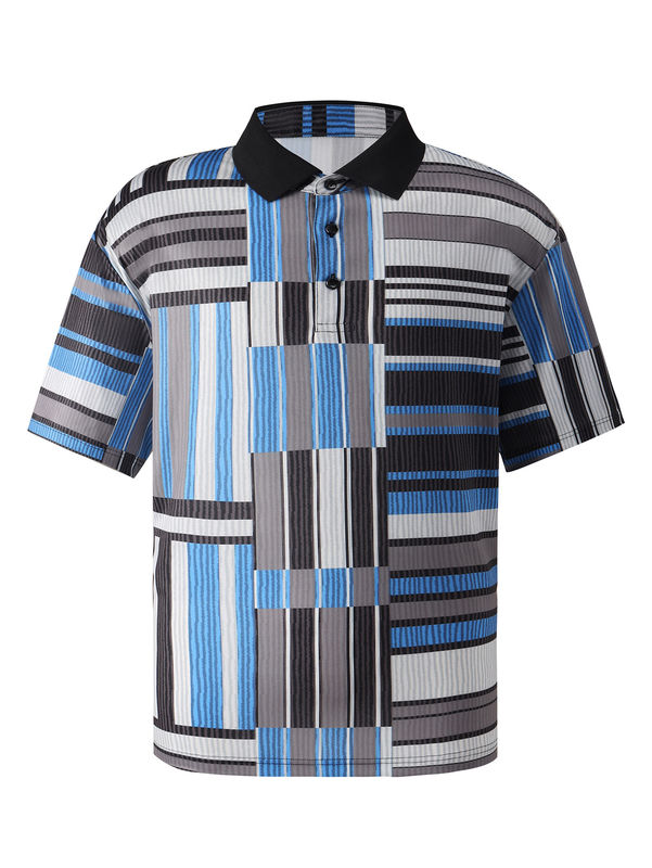 สั้นแขนผ้าใบเด็กเสื้อโปโล สีสดใส สําหรับกีฬาเทนนิส