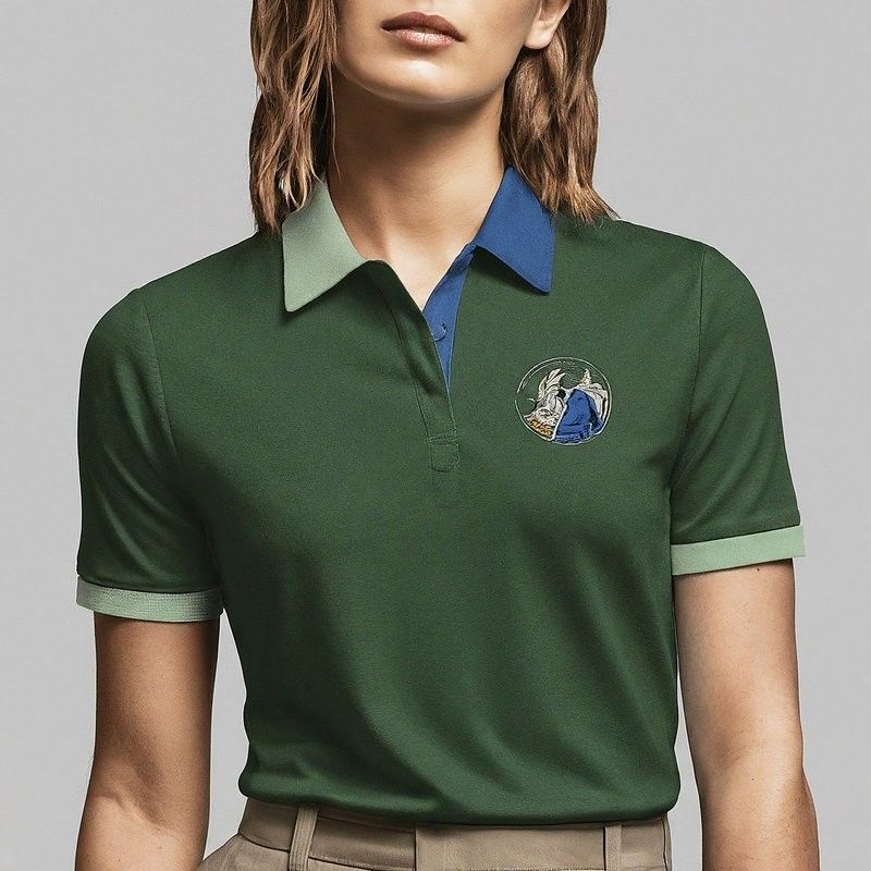 เสื้อโปโลหญิงกอล์ฟแบบไม่ชุด สีหลากหลาย