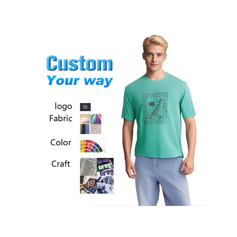 โรงงานตรง ขายปลีก พิมพ์โลโก้ ผ้าใบ ล้าง วินเทจ ตามสั่ง เสื้อ T หนัก ธรรมดา ขนาดใหญ่