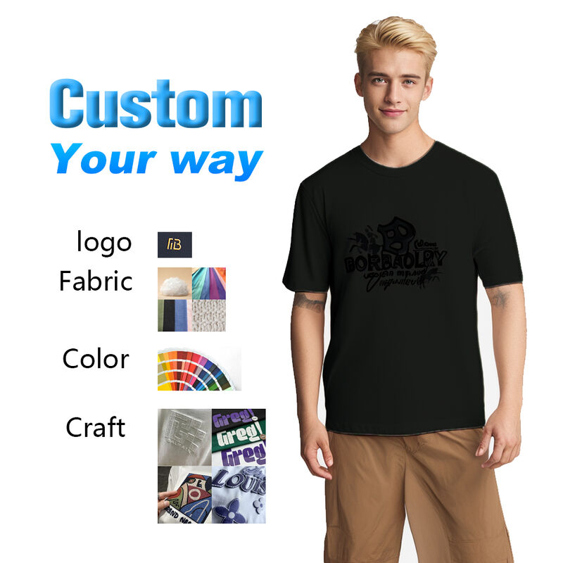 180 กรัม เสื้อยืดในสต๊อกซัมเมอร์ พิมพ์ 100% ผ้าใบ ผ้าใบคลาสสิก เสื้อยืดขนาดใหญ่ เสื้อยืดผู้ชาย