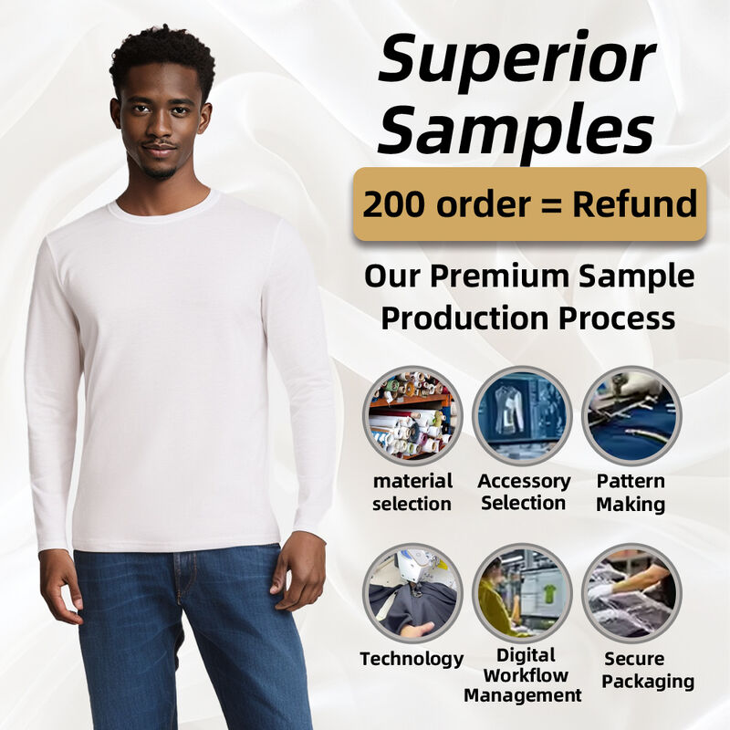 เสื้อยืด 100% ผ้าใบกันไฟ เสื้อยืดแขนยาว เสื้อยืด Hoodie กันไฟ