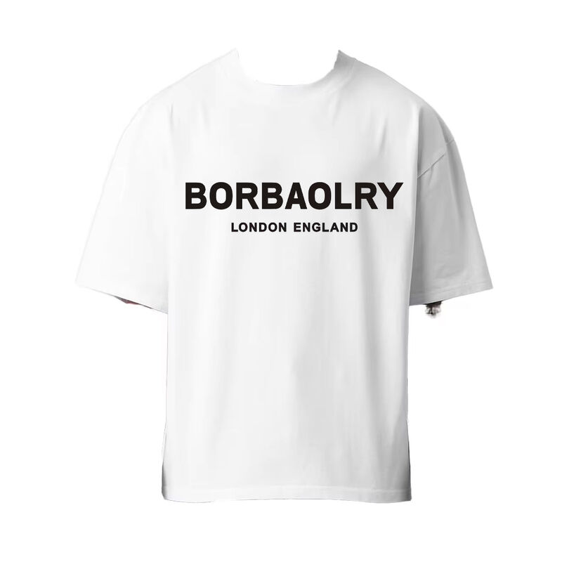 เสื้อยืดโอเวอร์ไซส์ผ้าฝ้าย 100% คุณภาพสูง แขนสั้น แห้งเร็ว ระบายอากาศได้ดี สไตล์วินเทจ สกรีนลายตามสั่ง สีพื้น