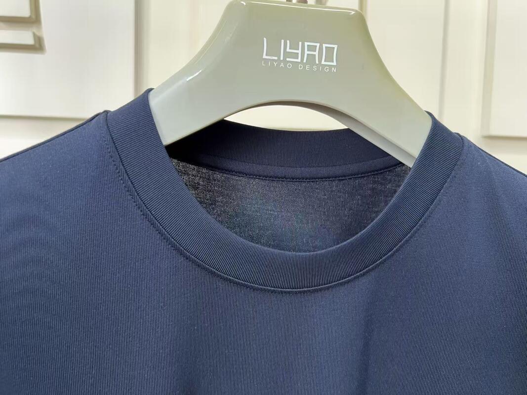 ชาย สีแข็ง ผ้าใบ คอ สั้น - แขน ผ้าใบ T - เสื้อ โรงงาน ODM ชาย ผ้าใบ แขน สั้น