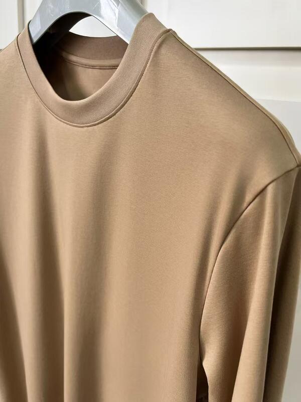 ชาย สีแข็ง ผ้าใบ คอ สั้น - แขน ผ้าใบ T - เสื้อ โรงงาน ODM ชาย ผ้าใบ แขน สั้น