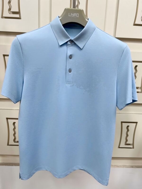 เสื้อโปโลชายพรีเมียม | ดีไซน์มินิมอล, ผ้าสัมผัสนุ่มแขนสั้นสำหรับทุกฤดู ผู้ผลิตเสื้อยืดชาย OEM/ODM
