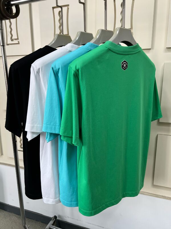 เสื้อยืดคอกลมแขนสั้นสำหรับผู้ชาย, เสื้อยืดลายกราฟิกและปักสุดอินเทรนด์, เสื้อยืดผ้าฝ้าย 100% สีสันสดใสสำหรับผู้ชาย