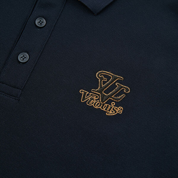 เสื้อโปโลดีไซน์เนอร์สำหรับผู้ชาย แขนยาว กันรอยยับ คุณภาพสูง เสื้อโปโลสำหรับทำงาน ผ้าคอตตอน ระบายอากาศได้ดี ปักลาย