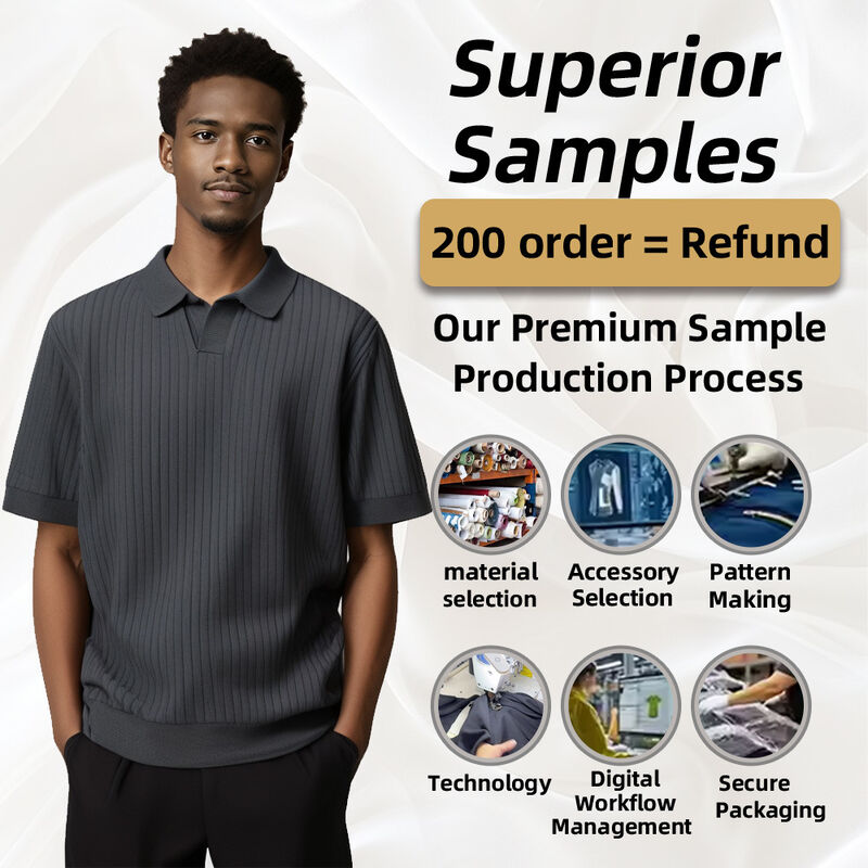 ชุดเสื้อโปโลชายแบบกําหนดเอง มีแขนสั้น เงินเก่า & เทรนด์ใหม่ เสื้อเทียมยาวๆ