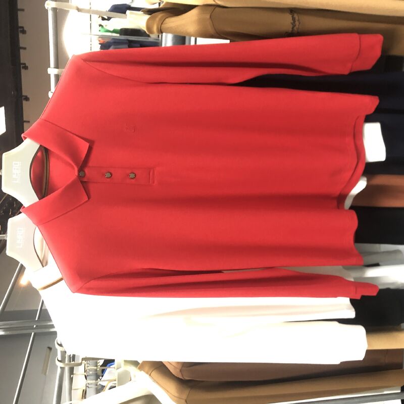 เสื้อโปโลแขนยาว สกรีนโลโก้ได้ เสื้อโปโลคอตตอน เสื้อโปโลกอล์ฟชายแขนยาว ผ้าแห้งไว